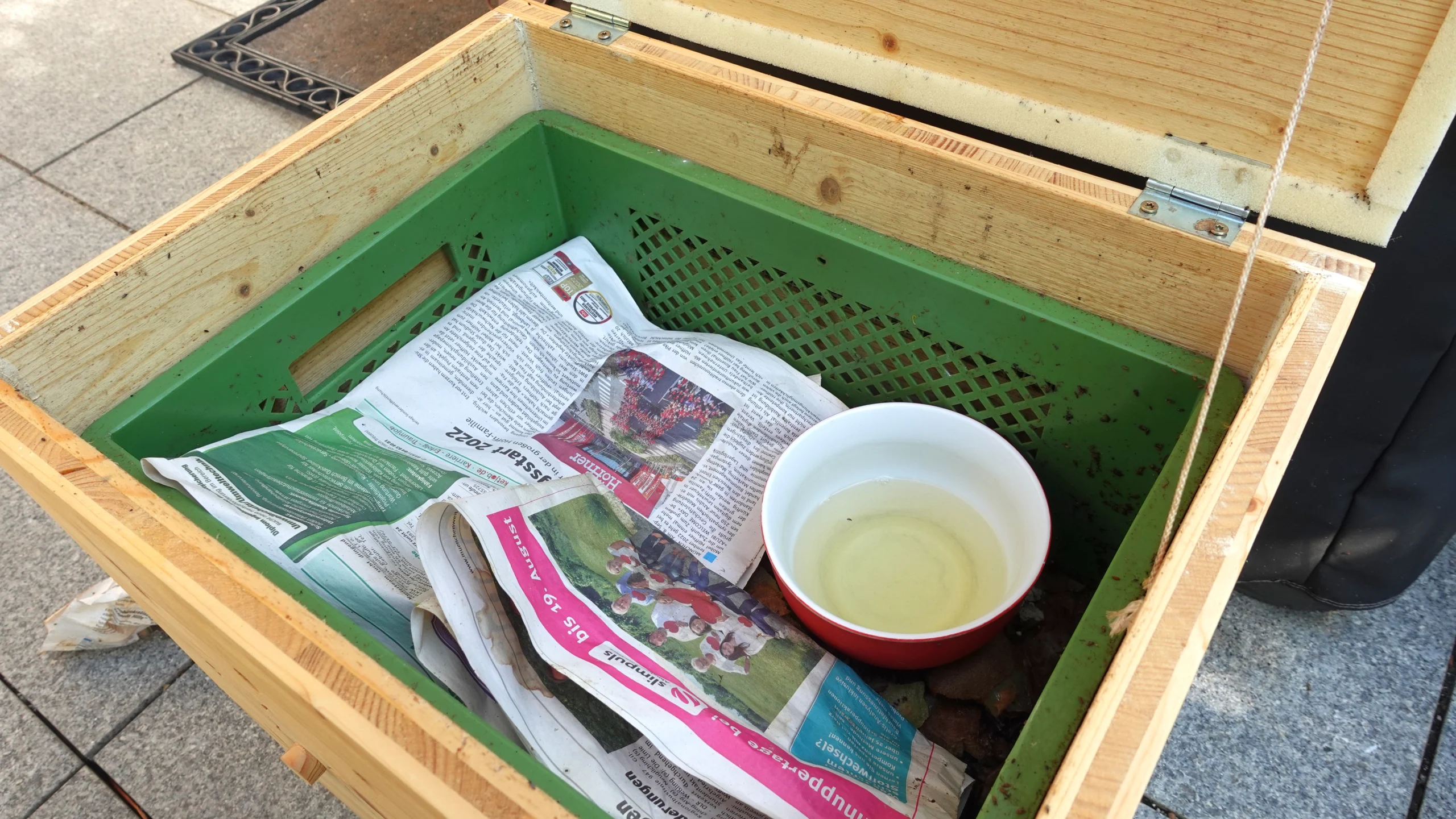 Trauermücken Essigfalle leer