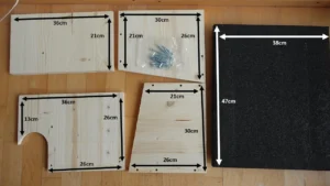 Igelhaus selber bauen_Schnittmuster